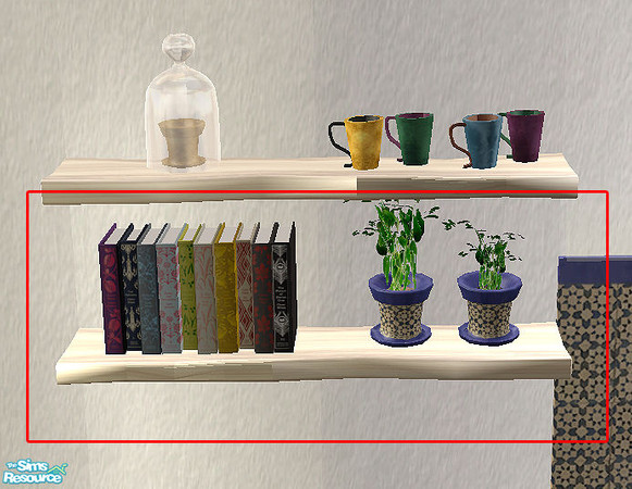 Sims 2 — Lizzieskitchen - the kitchen - shelf by steffor — 