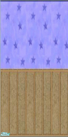 Sims 2 — Beachwood panel paper - Individual Item by gobby — blue