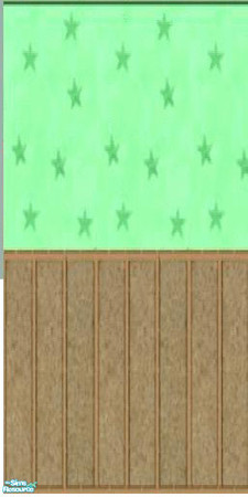Sims 2 — Beachwood panel paper - Individual Item by gobby — green