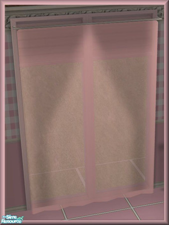 Sims 2 — NK Turano Dining Rm Pink - Curtains by MoMama — A set of sheer pink curtains to protect your privacy. You need