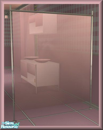Sims 2 — NK Turano Dining Rm Pink - Screen 1 by MoMama — A sheer pink screen adds to your options for privacy. You need