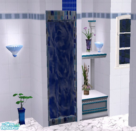 Sims 2 — Blue Lagoon Shower by TrailRunner782 — Here is the first part in what I hope to turn into a set. It's the Blue