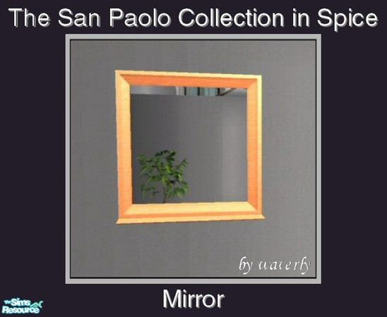 Sims 2 — San Paolo in Spice - Mirror by Waverly — Style to Spare. The San Paolo Collection combines simplicity with a