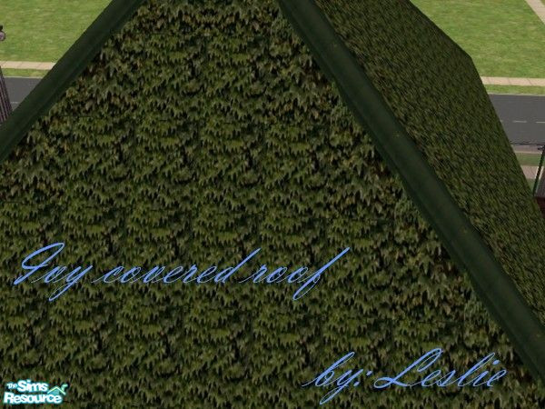 Sims 2 — leslie_ivy covered roof by peepers42 — ivy covered roof