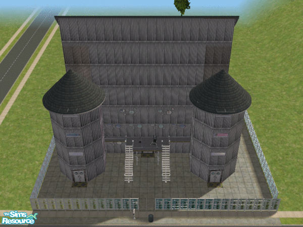 Sims 2 — Here Comes Tomorrow by bunwarmer — This industrialized two-story,three bedroom,two bath, family dwelling is