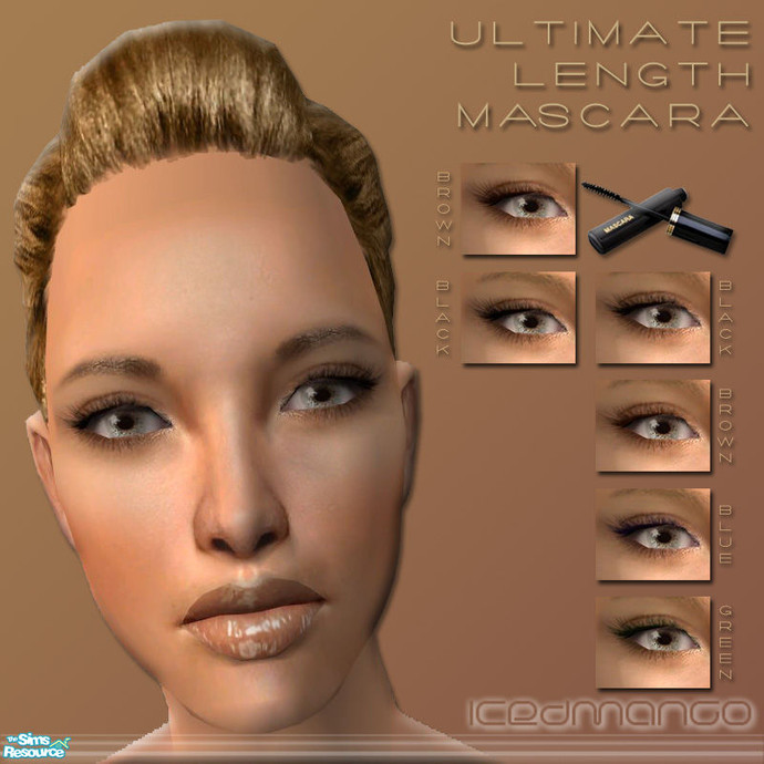 The Sims Resource - ULTIMATE Length Mascara Set