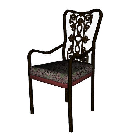 Sims 3 — Shabby Chic Tres Living Desk Chair by TheNumbersWoman — A bit of shabiness yet sort of Chic. By RicciNumbers at