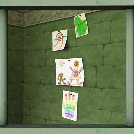 Sims 3 — Children's Drawings by Cyclonesue — Pin general rubbish up on the wall to fool people into thinking you're
