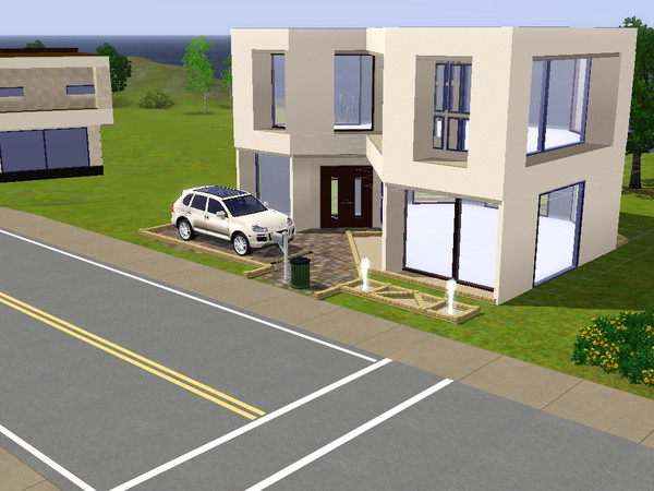 Sims 3 — Activa by oldmember_Mihai_13 — Activa is a small modern house for young sim, unfurnished, for the car search for