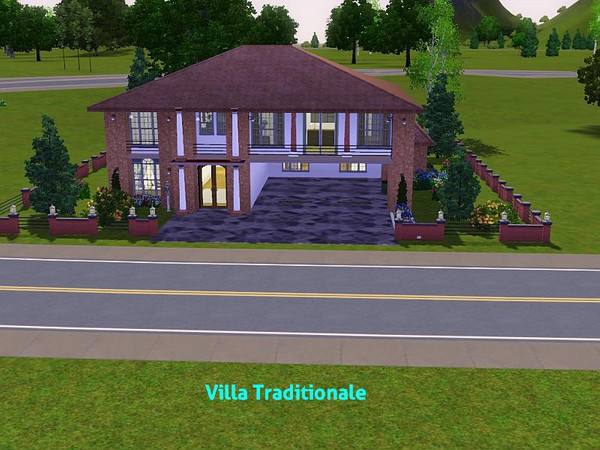 Sims 3 — Villa Traditionale by DO5NBR — Big house for the very big family. First floor: small livingroom 2 bedrooms 2