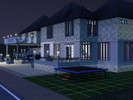 Sims 3 — Peregrine House by eglitterbug — House comprises 4 bedrooms and 3 bathrooms, gym area, and games room which is