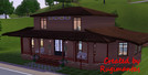 Sims 3 — 2levels woodden house by rugimantas by rugimantas — A woodden house with pagoda style roof. This house has a