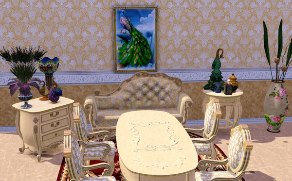 Sims 3 — Peacock Painting 2 by camarossz28 — Camarossz28