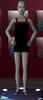 Sims 2 — Black and red outfit w/ top&shorts by girluver27 — My very crappy first creation
