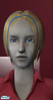Sims 2 — Blonde w/blue highlights by girluver27 — Blonde with blue highlights