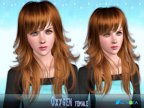 Sims 3 — Newsea Oxygen Female  Hairstyle by newsea — This hairstyle is for female. Works for teen, young adult, adult and