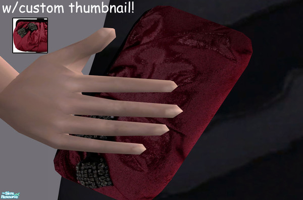 Sims 2 — Clutches - Red by theangeliquemonte — A perfect set for sims that need cute purses!Set includes shiny clutch