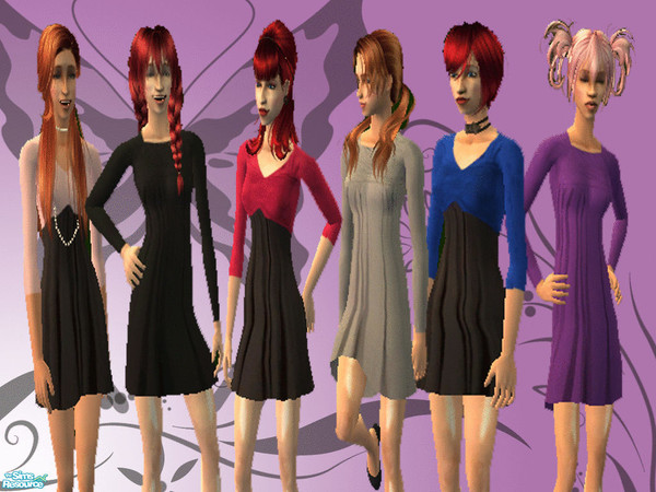 Sims 2 — Everyday Dresses by st3fa — A set of seven everyday dresses made especially for the hot days of summer.Available