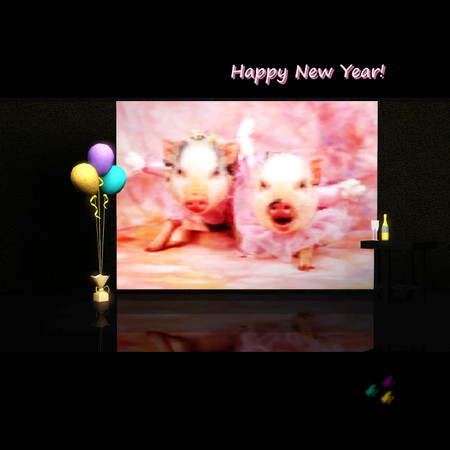 Sims 3 — Piggy New Year 2011 by Flovv — Happy New Year! picture from www.coffeecup.hu