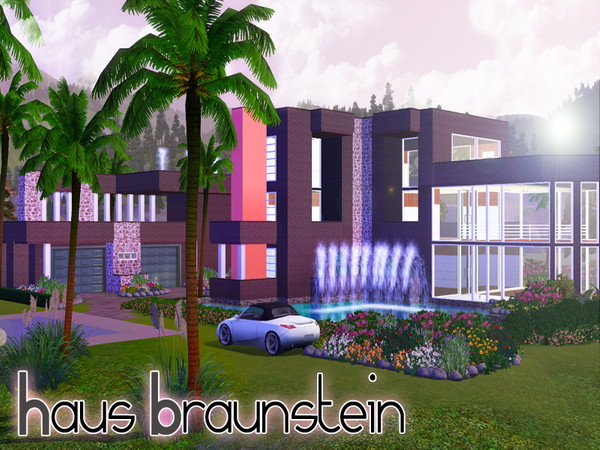 Sims 3 —  by TSR Archive — Modern big family home! Its not furnished... It has: -3 Stories -3 Bathrooms -5 Bedrooms