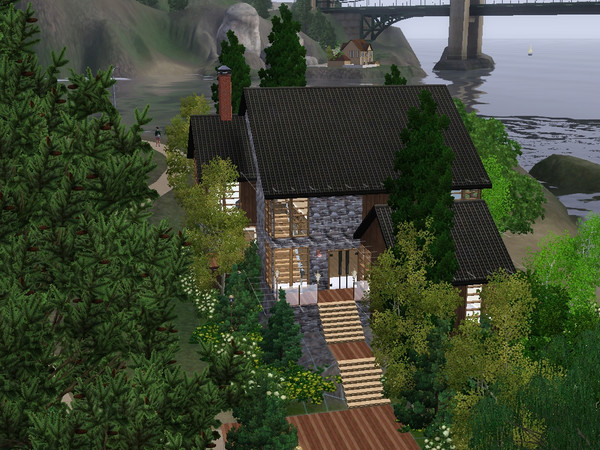 Sims 3 — Contemporary Lodge v2 by babybecca1 — 