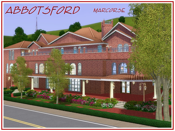 Sims 3 — Abbotsford by marcorse — Abbotsford has for many generations been the home of the Abbot family - moderately