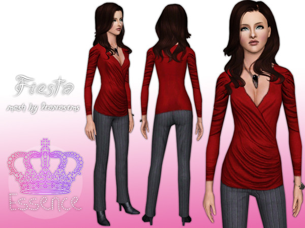 Sims 3 — Fiesta by simseviyo — Mesh by lianasims3