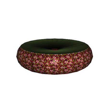 Sims 3 — Shabby Chic Tres Living Two Round Pillow by TheNumbersWoman — A bit of shabiness yet sort of Chic. By