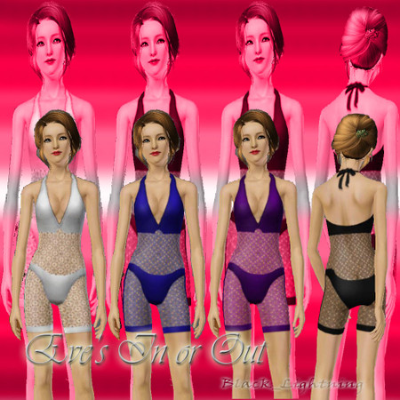 Sims 3 — In or Out by ierleon — perfect for sleeping or hanging around? this outfit is crazy..is't in? or out?. this