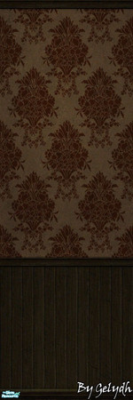 Sims 2 — Velouria - Distressed Walls - French Roast by gelydh — Will be found under \'wallpaper\'.