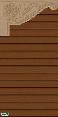 Sims 2 — Autumn Harvest Chestnut Siding 2 by skippyscatt — Chestnut outdoor siding for a country manor or country