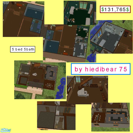 Sims 2 — Spanish style modern & spacious interior by hiedibear75 — Has a Spanish style (I think) and has a very nice