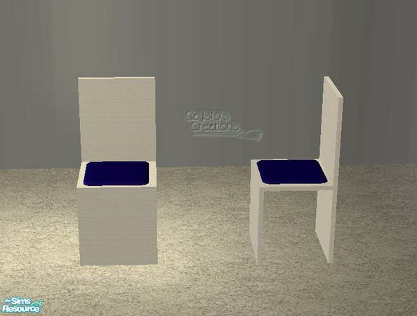 Sims 2 — Calli\'s Dorm Room - Blue - Chair  by Callisto149 — Mesh by sim_man123