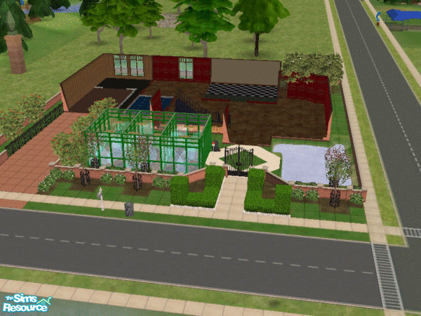 Sims 2 — Party House by alanmm115 — This house is litlle. It has four bedrooms and two bathrooms. There are no objects