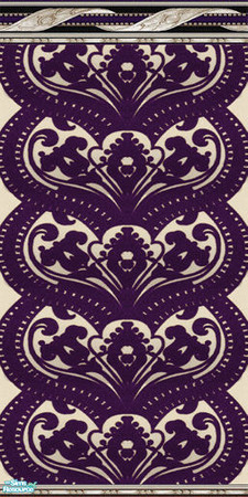Sims 2 — Damask Wall - Purple by Sheera — Part of my Damask Walls & Floors Set, hope you\'ll like it. Enjoy! ! !