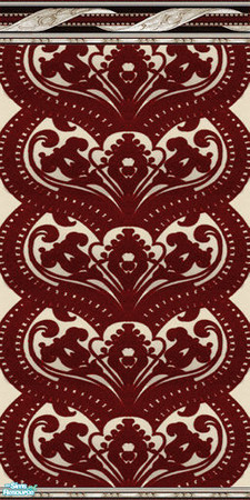 Sims 2 — Damask Wall - Red by Sheera — Part of my Damask Walls & Floors Set, hope you\'ll like it. Enjoy! ! !