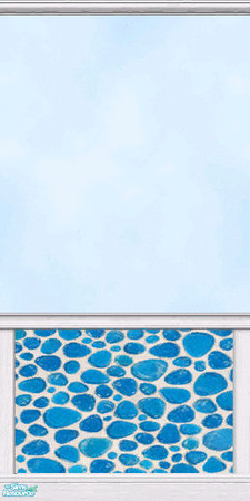 Sims 2 — Pebble Wall by SofijaDosen — I\'ve made this wall to match Maxis Pebble floor. Catalog placement is Tile. Hope