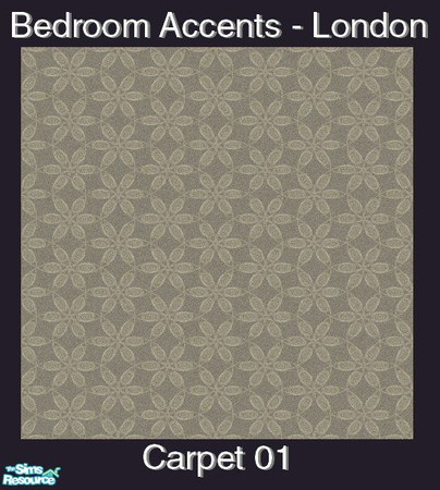 Sims 2 — Bedroom Accents - London - Carpet 01 by Waverly — The Bedroom Accents collection consists of new beddings, rugs,