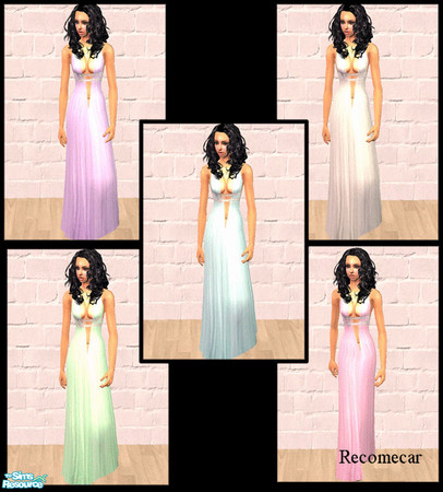 Sims 2 — FormalGowns ~Jennifer~ by Recomecar — The high fashion set ~Jennifer~ contains five stylish, sexy and modern