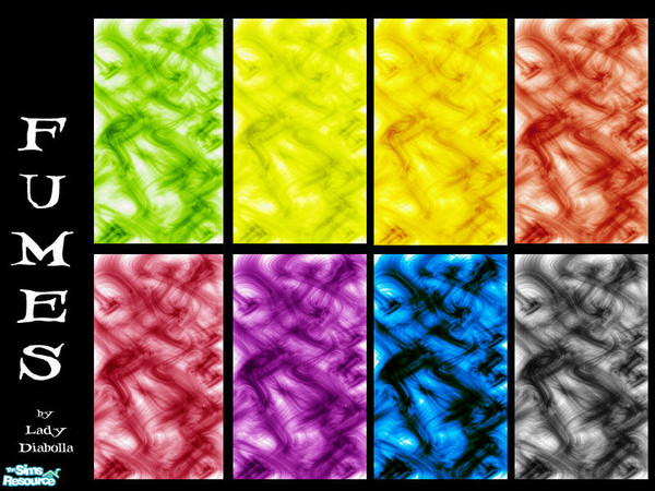 Sims 2 — Fumes Wallpaper by Lady_Diabolla — Here's a little funky creation,hope you'll like it! ;)