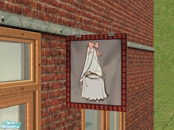 Sims 2 — Hanging Sign Set 2 - Baby 1 by schweighsr — Tired of the same old shop signs? Well, there are plenty of new