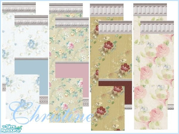 Sims 2 — Spring Elegance Wall & Floor Set DV02 by cm_11778 — Beautiful walls and floors perfect for your discerning