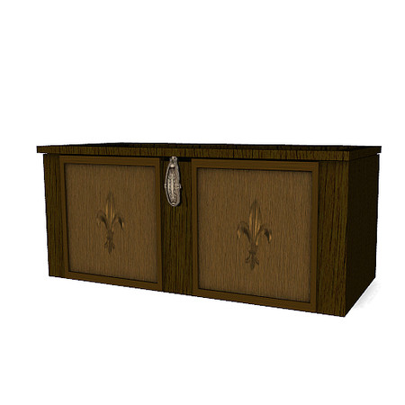 Sims 3 — Simspiration Medeveil Bedroom Hope Chest by TheNumbersWoman — Medieval...for the fantasy in you. By RicciNumbers