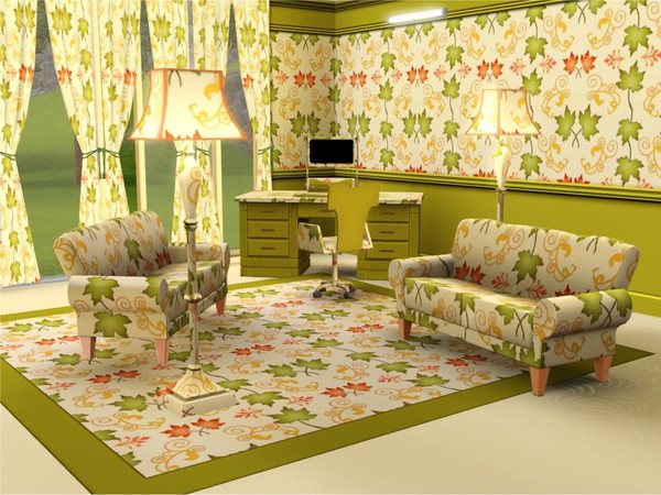 Sims 3 — marcorse_autumnmaple by marcorse — Maple leaves in autumnal shades - great for soft furnishings.