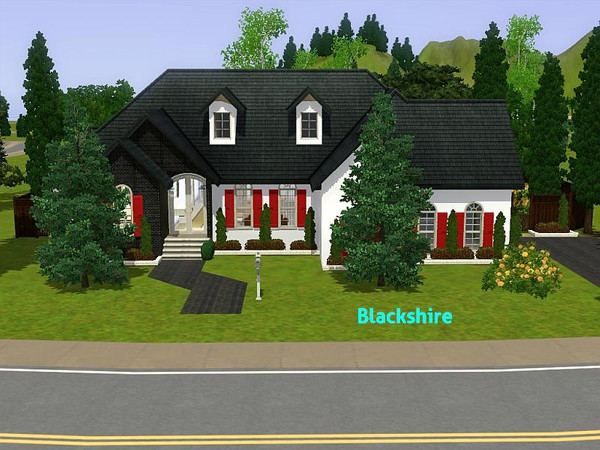 Sims 3 — Blackshire by DO5NBR — Cozy and pretty little cottage that offers: kitchen diningroom 2 cozy bedrooms 2