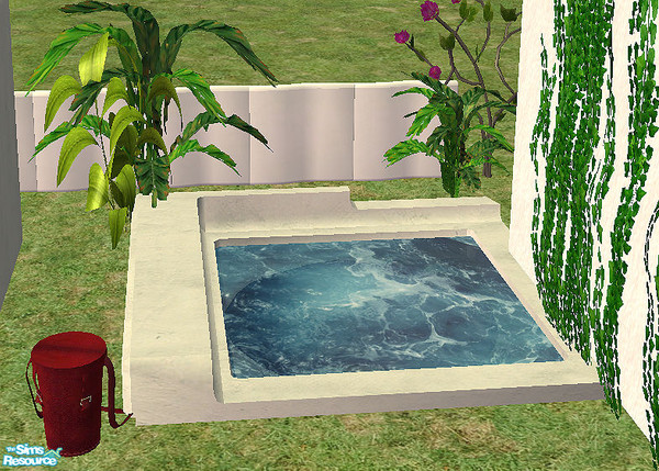 Sims 2 — Vintage - hot tub by steffor — 