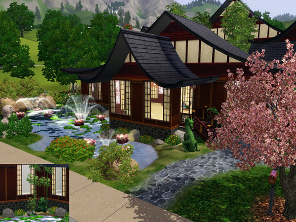 Sims 3 — Mio by Ayafox — Three bedrooms, three bathrooms.