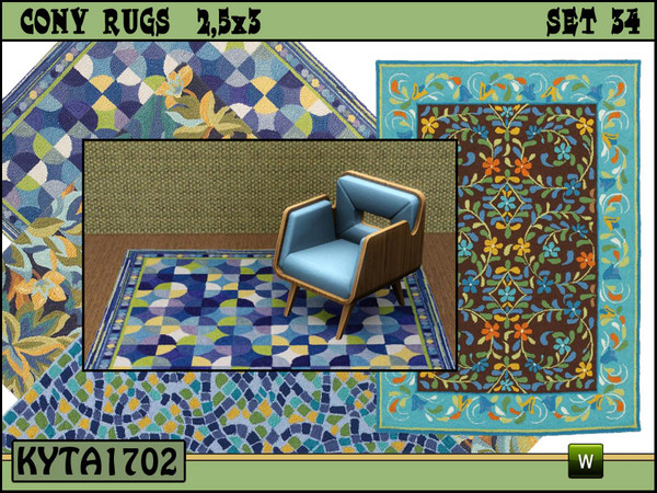 Sims 3 — Cony rugs 34 by Kyta1702 — Mesh by Kyta1702 @ TSR - more creations @ simline-design.com