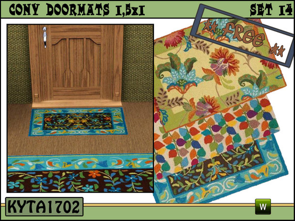 Sims 3 — Cony doormat 14 by Kyta1702 — Mesh by Kyta1702 @ TSR - more creations @ simline-design.com