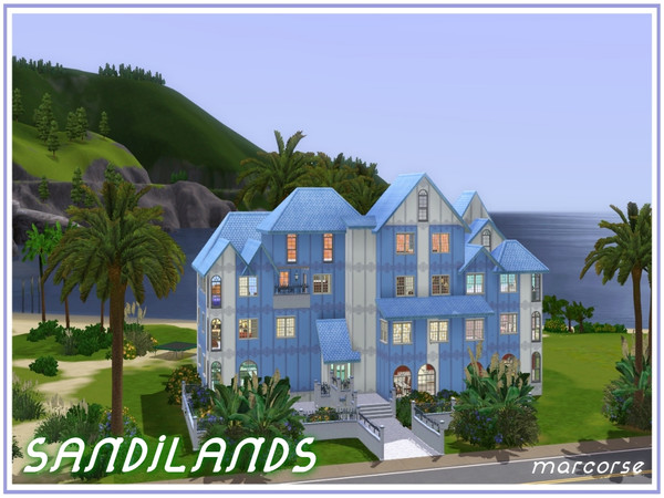 Sims 3 — Sandilands  by marcorse — Sandilands was built on, and for, 455 Sunnyside Blvd, Sunset Valley and, since